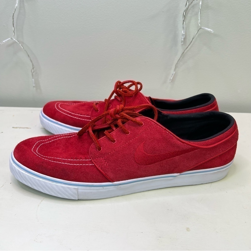 Nike SB Nike Zoom Stefan Janoski SB Sport Red/Sport
Red Blue Chill Skate Shoes. - Picture 4 of 10